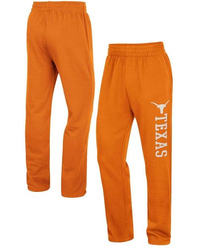 Colosseum Athletics Texas Longhorns Wordmark Pants - Orange