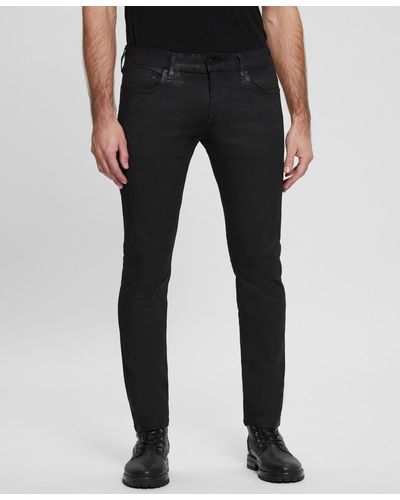Guess Miami Black Coated Skinny Jeans