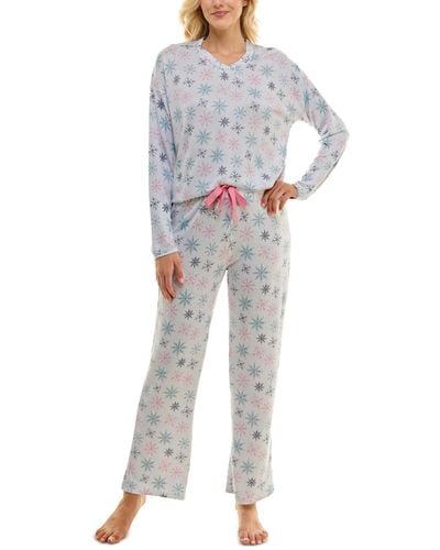Roudelain 2-pc. Whisperluxe Printed Pajamas Set - Multicolor