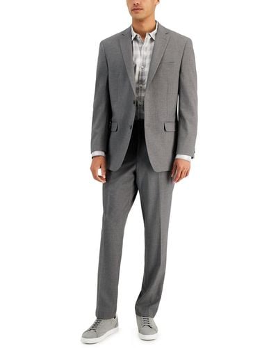 Marc New York By Andrew Marc Modern-fit Suit - Gray