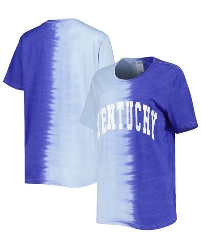 Gameday Couture Kentucky Wildcats Find Your Groove Split-dye T-shirt - Blue