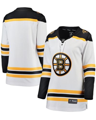 Fanatics Boston Bruins Away Breakaway Jersey - Black