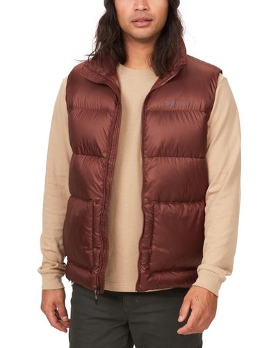 Marmot Guides Quilted Full-zip Down Vest - Brown