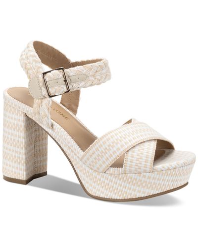 Macy's Sun + Stone Dehmii Block Heel Platform Sandals - Metallic