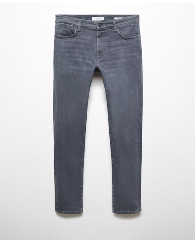 Mango Slim Fit Ultra Patrick Jeans - Blue