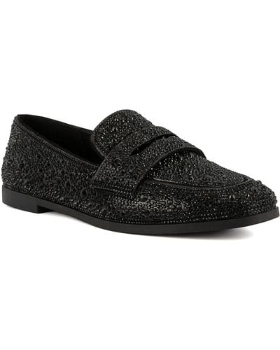Juicy Couture Caviar 2 Embellished Loafer - Black
