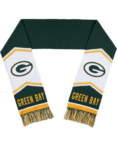 WEAR by Erin Andrews Bay Packers Jacquard Stripe Scarf - Green