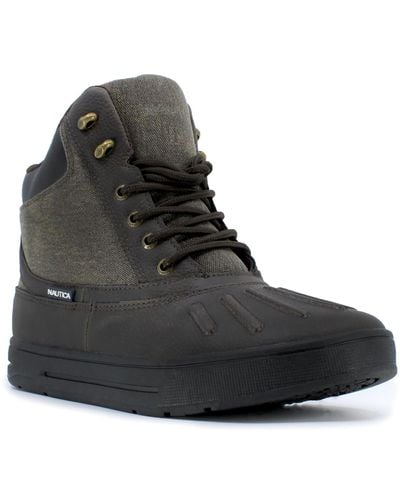 Nautica New Bedford Duck Boots - Black