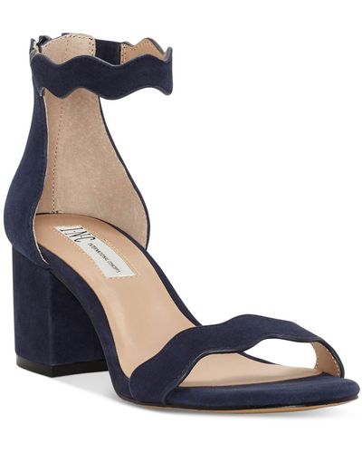 INC International Concepts Hadwin Scallop Two-piece Sandals, Created For Macy's - Blue