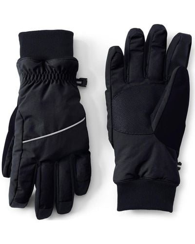 Lands' End Squall Waterproof Gloves - Black