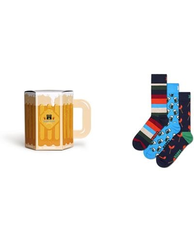 Happy Socks Wurst And Beer Socks Gift Set - Blue