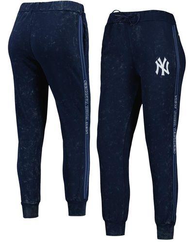 The Wild Collective New York Yankees Marble jogger Pants - Blue