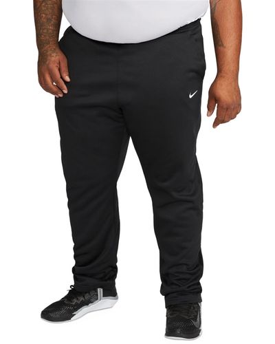 Nike Relaxed-fit Therma-fit Open Hem Fitness Pants - Black