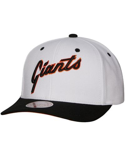 Mitchell & Ness San Francisco Giants Cooperstown Collection Pro Crown Snapback Hat - White