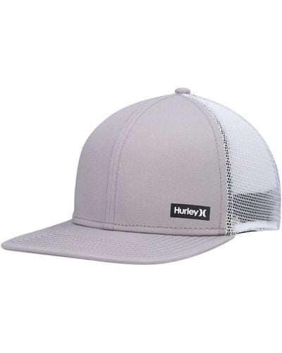 Hurley Supply Trucker Snapback Hat - Gray