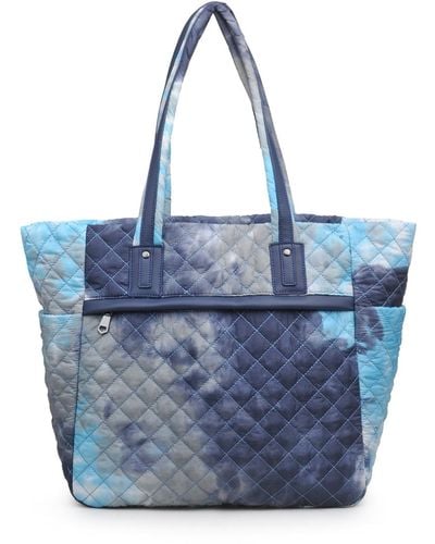 Sol And Selene No Filter Quilted Tote Bag - Blue