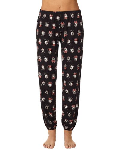 Disney Mickey & Minnie Mouse Pajama Pants - Black