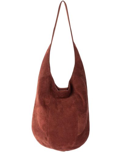 The Sak 120 Suede Hobo - Red