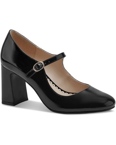 Charter Club Felicityy Ankle-strap Mary Jane Pumps - Black