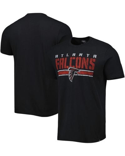 '47 Atlanta Falcons Team Stripe T-shirt - Black
