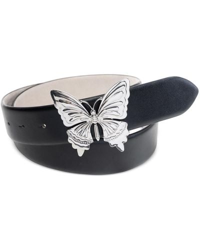 INC International Concepts Butterfly Buckle Belt - Black