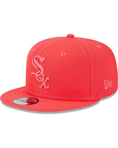 KTZ Chicago White Sox Spring Color Basic 9fifty Snapback Hat - Red