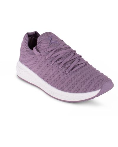Danskin Bloom Textured Sneaker - Purple