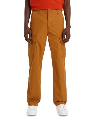 Levi's Men Xx Standard Taper Relaxed Fit Cargo Pants - Orange