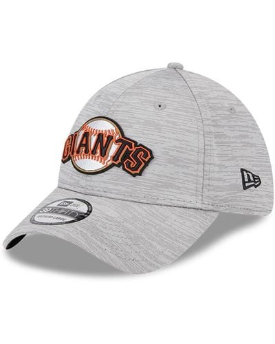 KTZ San Francisco Giants 2023 Clubhouse 39thirty Flex Hat - Gray