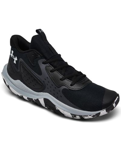 Under Armour Ua Jet '23 Basketball Sneakers From Finish Line - Black