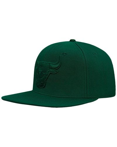 Pro Standard Chicago Bulls Tonal Logo Snapback Hat - Green