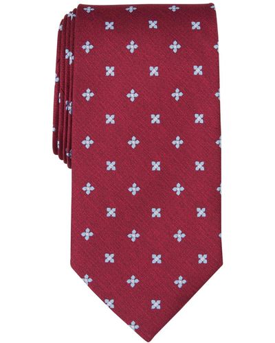 Club Room Kenmore Cross-pattern Tie - Red
