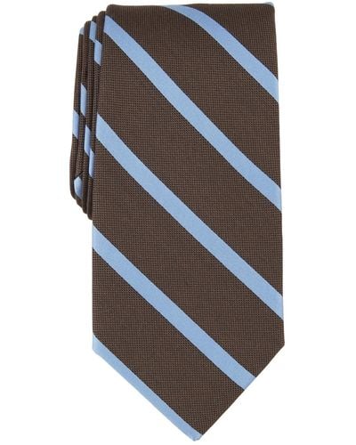 Michael Kors Hughes Stripe Tie - Brown