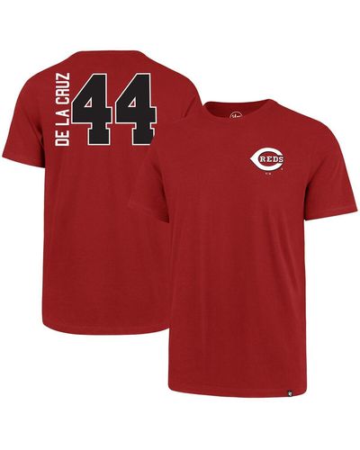 '47 Elly De La Cruz Cincinnati S Name And Number T-shirt - Red