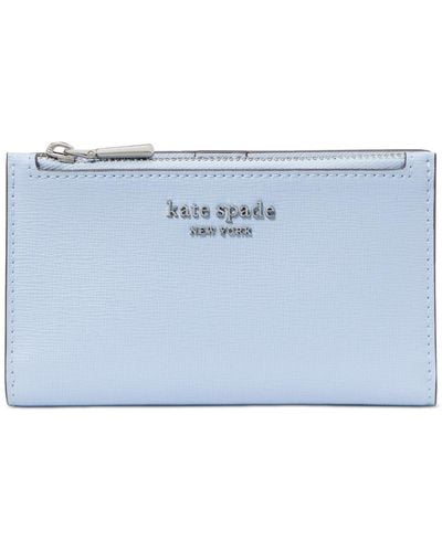 Kate Spade Morgan Saffiano Leather Wallet - Blue