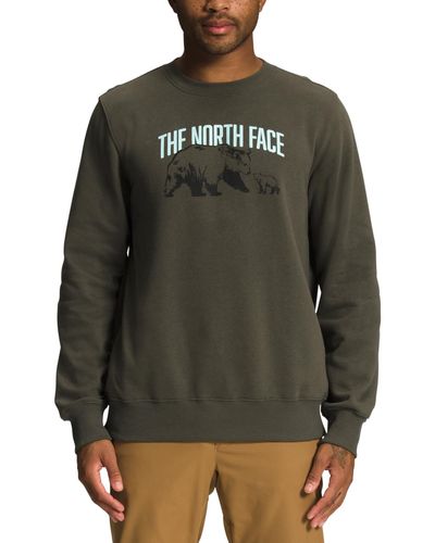 The North Face Places We Love Crew Graphic Sweatshirt - Gray