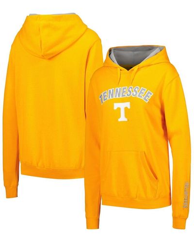 Colosseum Athletics Tennessee Volunteers Arch & Logo Pullover Hoodie - Yellow