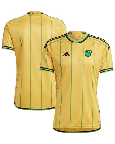 adidas Jamaica National Team 2023 Home Replica Jersey - Yellow