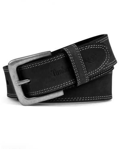 Timberland Pro 38mm Boot Leather Belt - Black