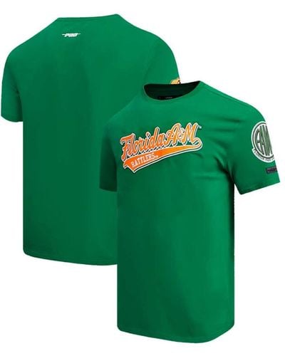 Pro Standard Florida A&m Rattlers Script Tail T-shirt - Green