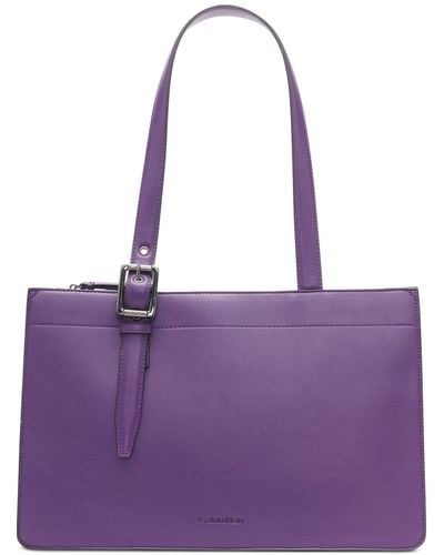 Calvin Klein Havana Tote Bag - Purple