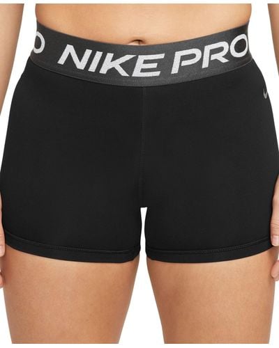 Nike Pro 3" Mid-rise Shorts - Black