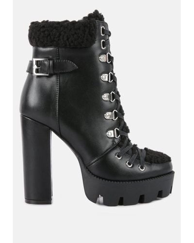 LONDON RAG Pines Ankle Boots - Black