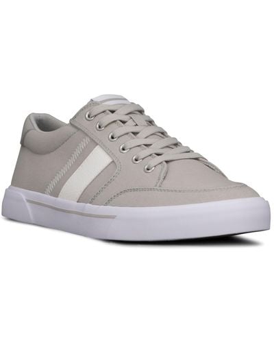 Ben Sherman Hawthorn Low Canvas Casual Sneakers From Finish Line - Gray