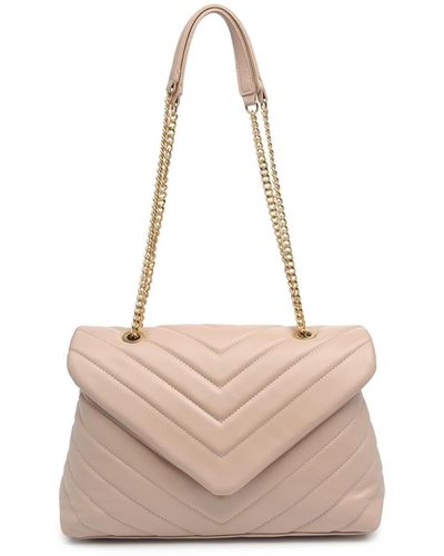 Urban Expressions Ivy Quilted Shoulder Bag - Natural