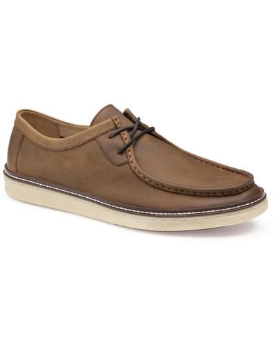 Johnston & Murphy Mcguffey Moc Toe Shoes - Brown