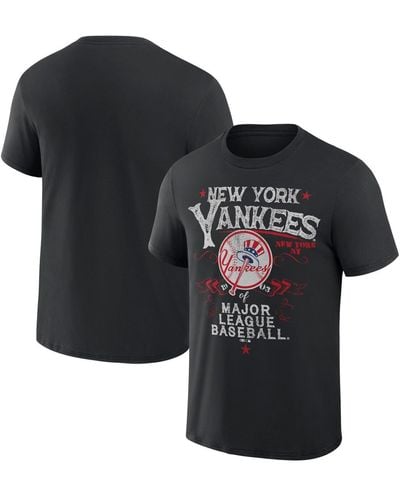 Men's Darius Rucker Collection by Fanatics Heather Gray New York Yankees Henley T-Shirt Size: Small