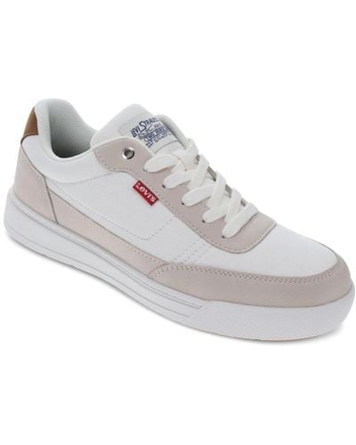 Levi's Aden Fashion Athletic Lace Up Sneakers - White