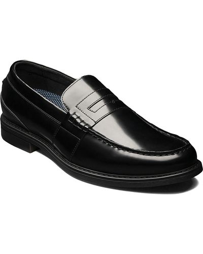 Nunn Bush Lincoln Moc Toe Penny Loafer - Black