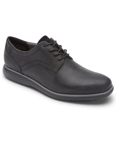 Rockport Garett Plain Toe Oxford Shoes - Black